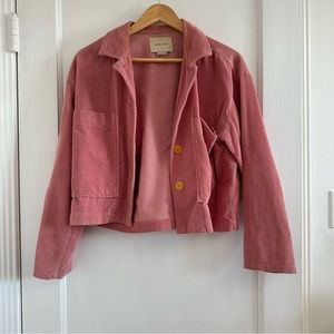 Paloma wool dori crop corduroy jacket chore coat sz S